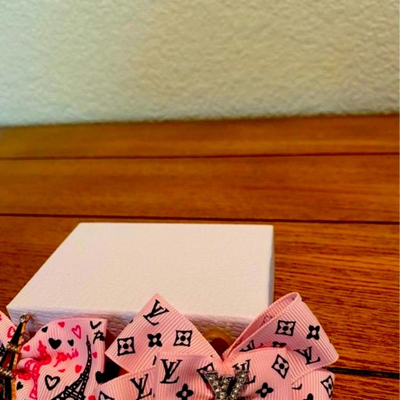 *HP NEW & UNWORN TOP KNOT BOW FOR YOUR SMALL DOG - Picture 3 of 6